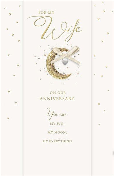 Wife anniversary card - Sentimental verse