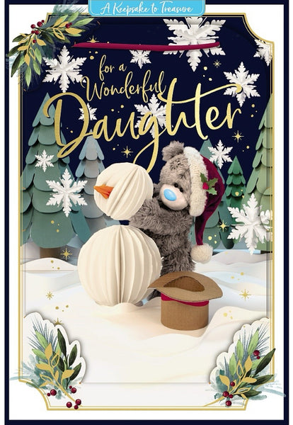 Me to you - Daughter 3D Christmas card