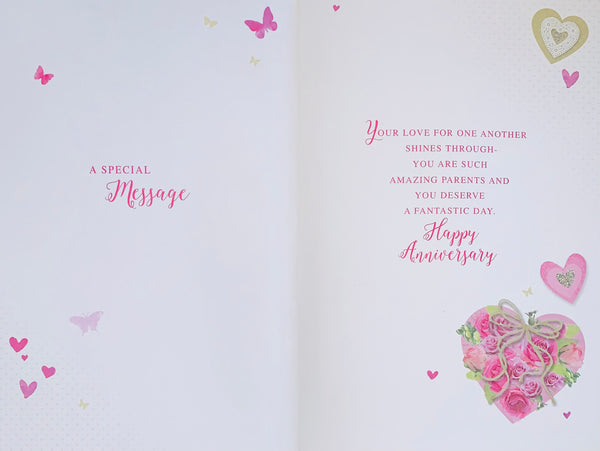 Mum and Dad anniversary card