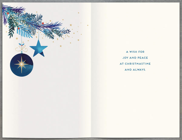 Religious Christmas card - three kings