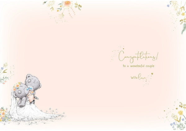 Me to you wedding day card- Just married - tatty teddy couple