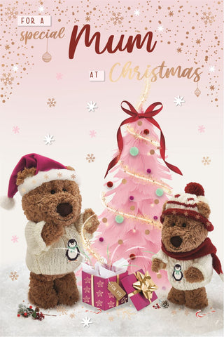 Mum Christmas card- cute bears