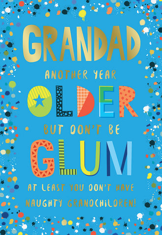 Grandad birthday card- funny