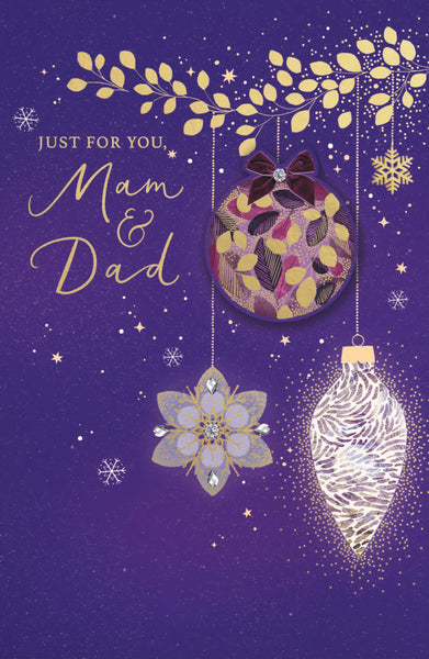 Mam and Dad Christmas card