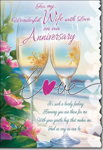 Wife anniversary card - loving verse