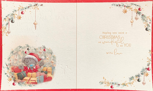 Me to you - Great Granddaughter Christmas card