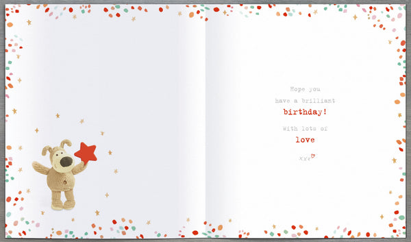 40th birthday card- Boofle