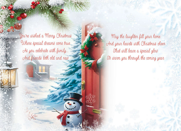 Our house to your house Christmas card