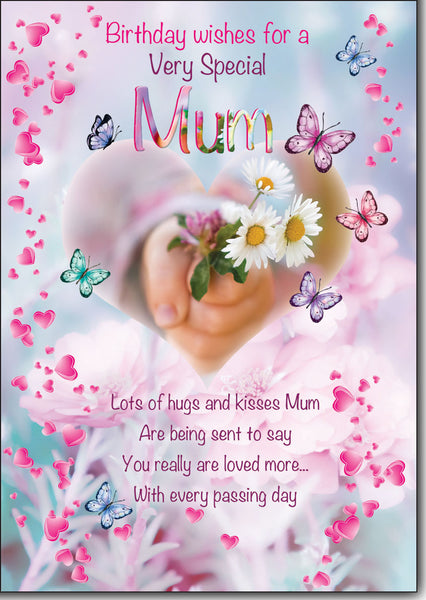 Mum birthday card - sentimental verse