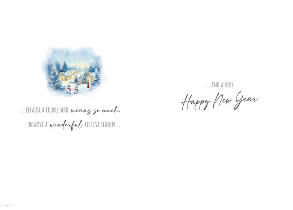 Grandson & Partner Christmas card