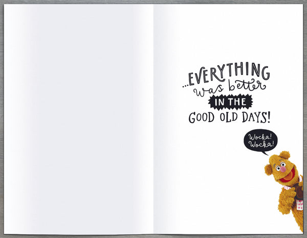 Grandad Father’s Day card- muppets