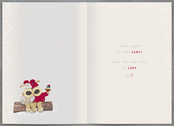 Husband Christmas card - Boofle