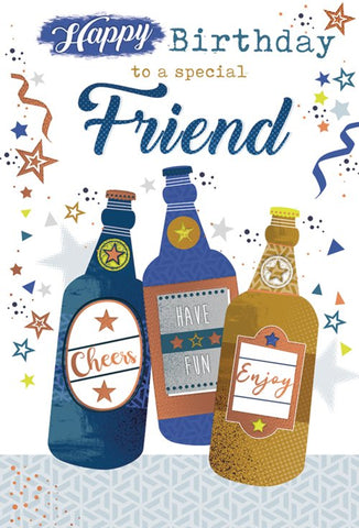 Friend birthday card - birthday beers