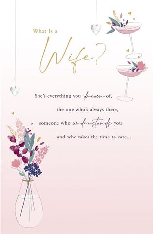 Wife birthday card - sentimental verse