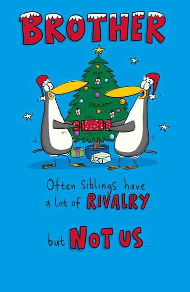 Brother Christmas card - know your place
