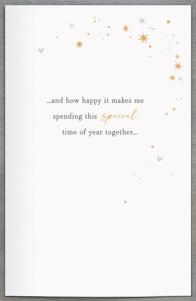 Luxury Wife Christmas card - Laser cut  design