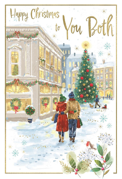 To Both of you Christmas card - Christmas shopping
