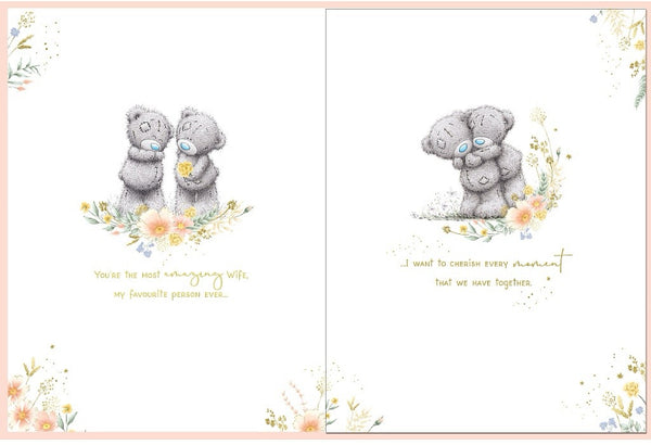 Boxed Wife wedding anniversary Luxury card - Me to you