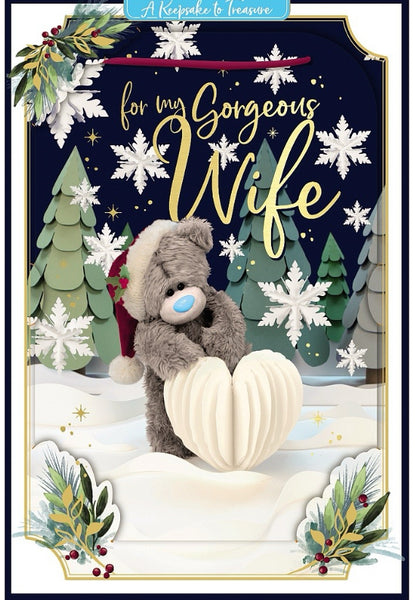 Me to you - Wife 3D Christmas card