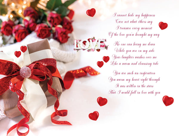 One I love birthday card- sentimental verse