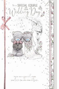 Me to you wedding day card - large card