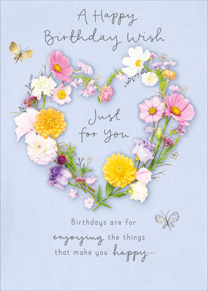 General birthday card- into the meadow