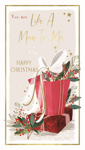 Like  Mum Christmas card- Christmas flowers and gifts