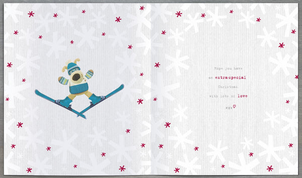 Brother Christmas card - Boofle