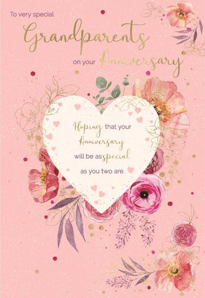 Grandparents wedding anniversary card