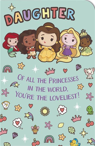 Daughter birthday card- Disney princesses