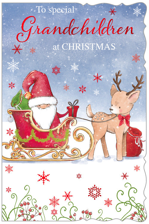 To Grandchildren Christmas card