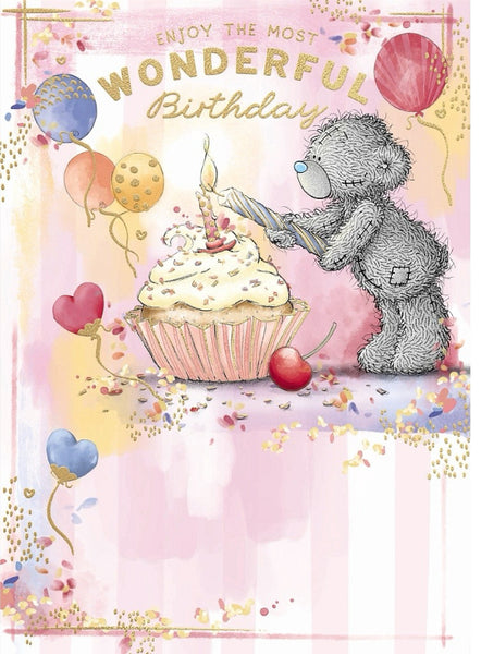 Me to you general birthday card - big cupcake