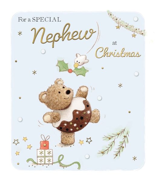 Nephew Christmas card - cute bear