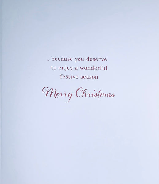 Daughter and son in law Christmas card - Christmas tree