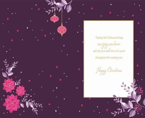 Auntie Christmas card- Christmas tree