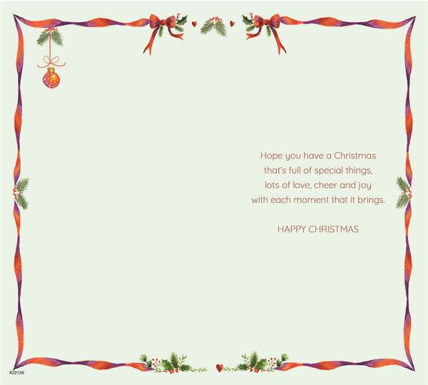 Special friends Christmas card - Christmas tree