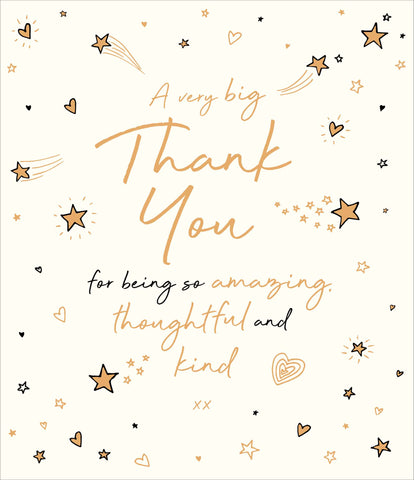 Thank you card- big thank you