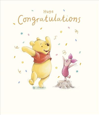 Congratulations card - Winnie the Pooh