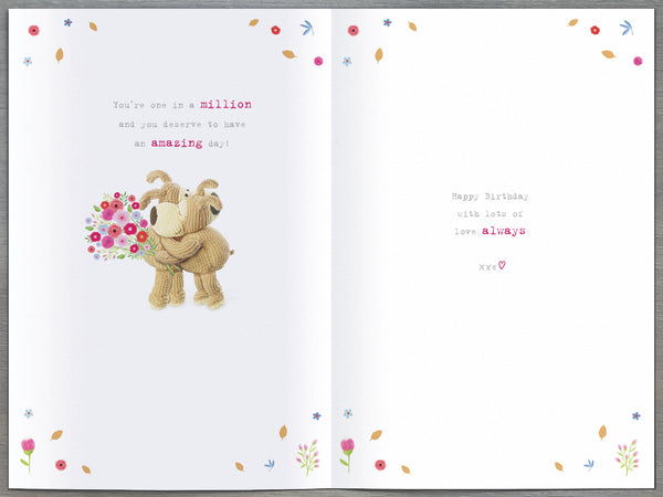 Luxury Wife birthday card - Boofle