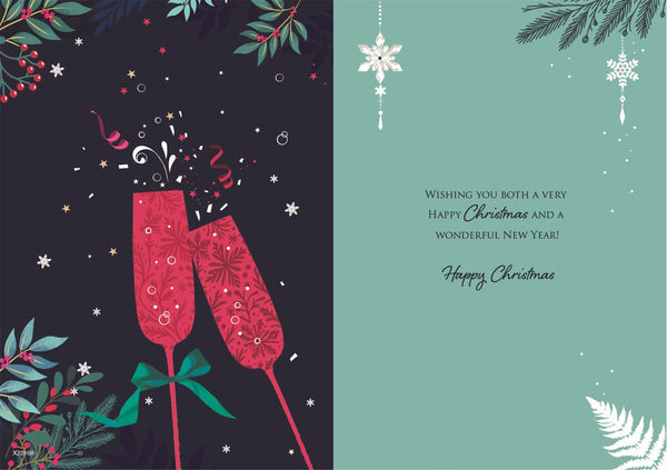 To both of you Christmas card - Xmas drinks