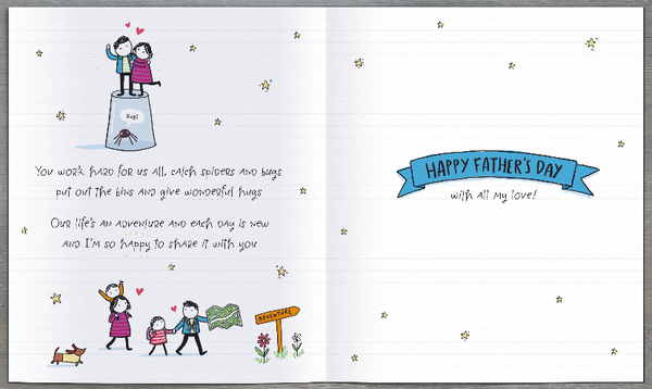 Husband Father’s Day card- cute