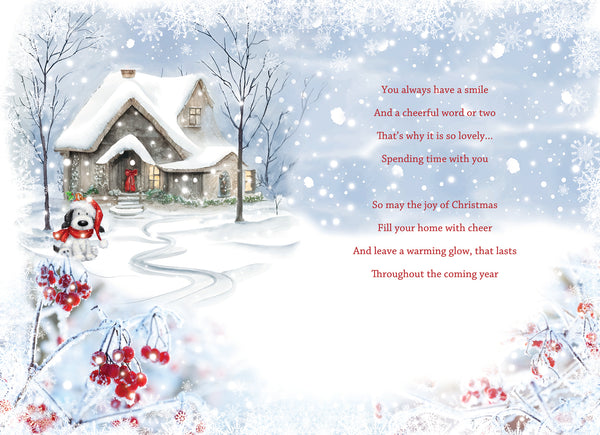 Sister-in-law Christmas card- loving verse