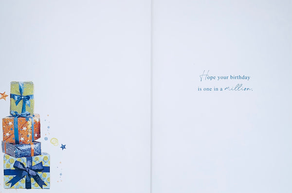 18th birthday card- birthday celebrations