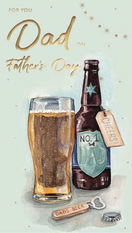 Dad Father’s Day card- Father’s Day pint