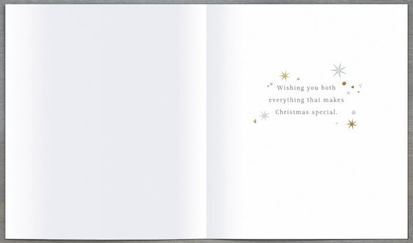 Brother and Sister in law Christmas card - festive sparkle