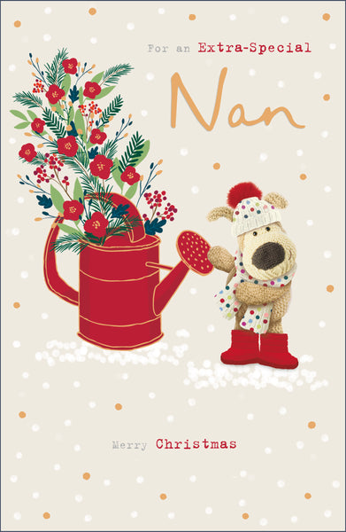 Nan Christmas card - Boofle