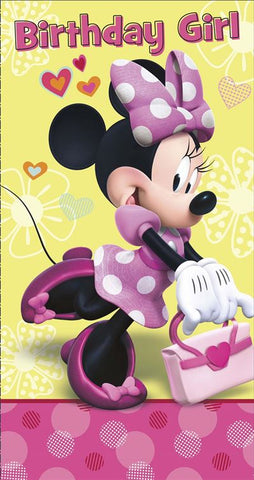 Disney Minnie Mouse birthday card