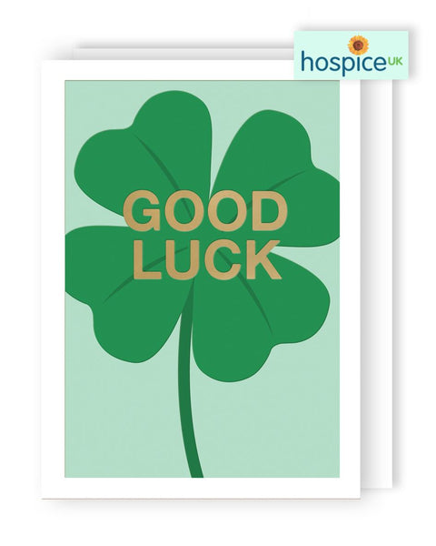 Good luck card  - Charity card - Hospice UK