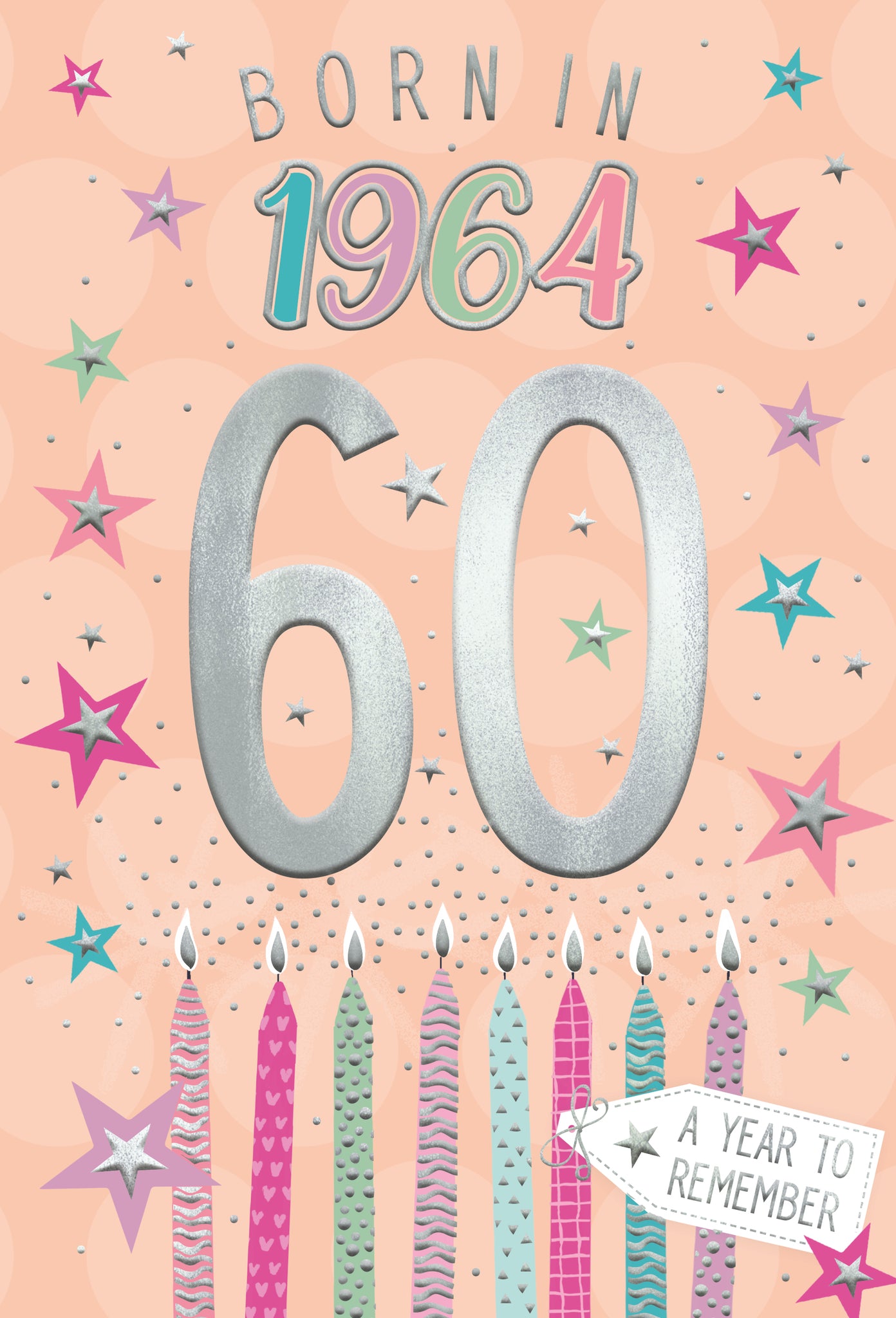 60th birthday card - born in 1964