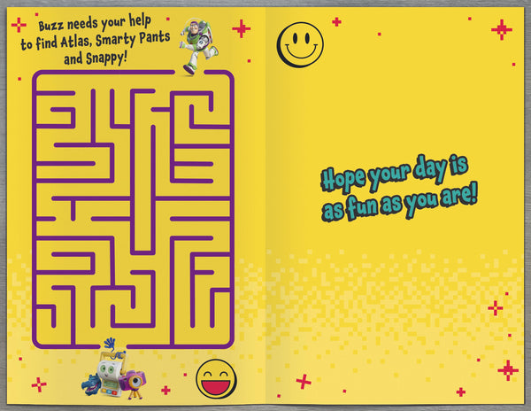 Age 5 Toy Story birthday card